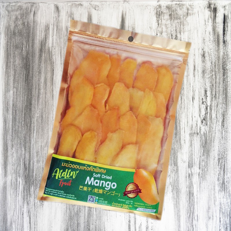 soft dried mango